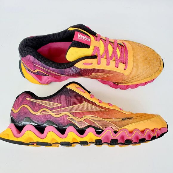 reebok zigtech orange